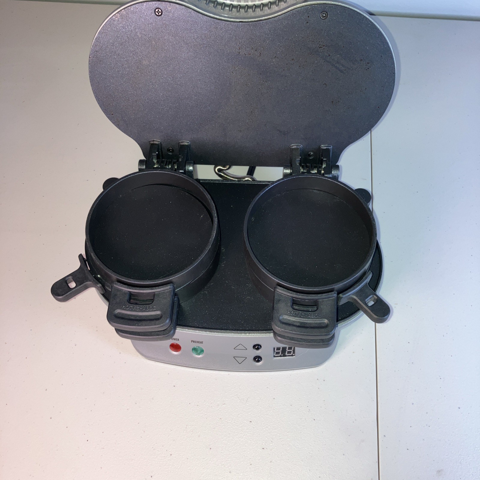 Hamilton Beach 25490 Dual Breakfast Sandwich Maker Silver Kitchen Appliance
