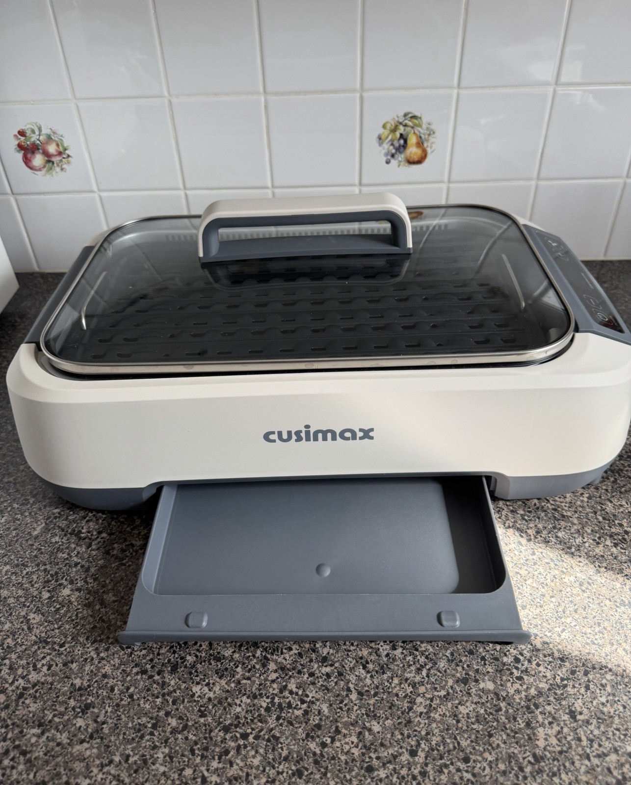 Indoor Grill CUSIMAX Electric Smokeless Grill Portable Korean BBQ Grill NEW