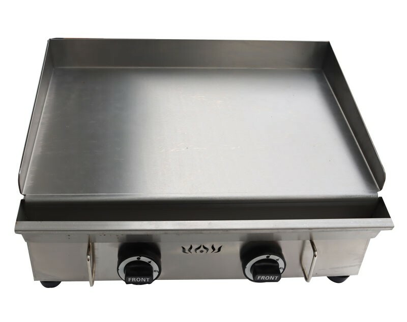 21” Commercial LPG Gas Griddle Countertop Non-Stick Flat Grill Stainless Steel