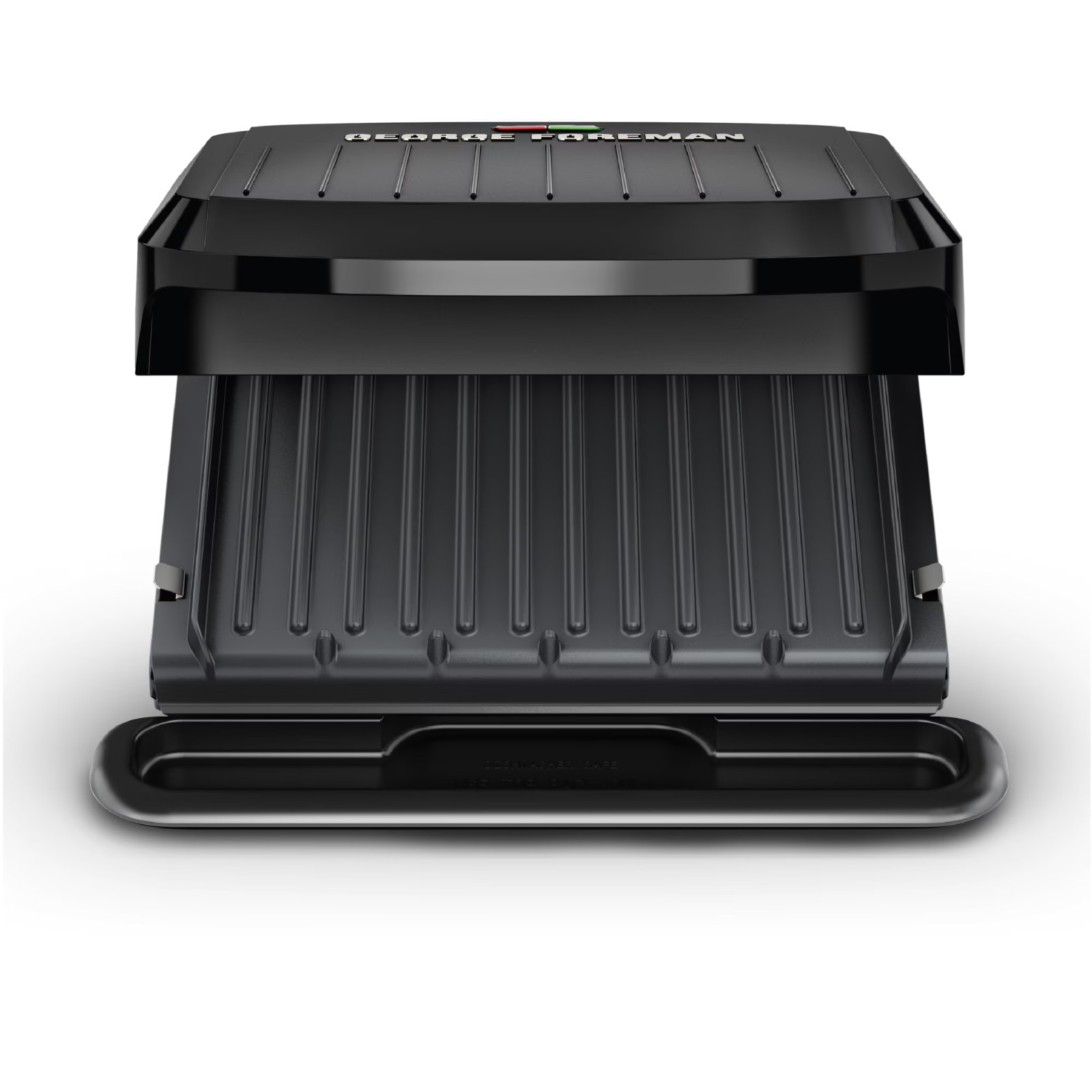 George Foreman 4-Serving Electric Grill Panini Press Removable Nonstick Plates