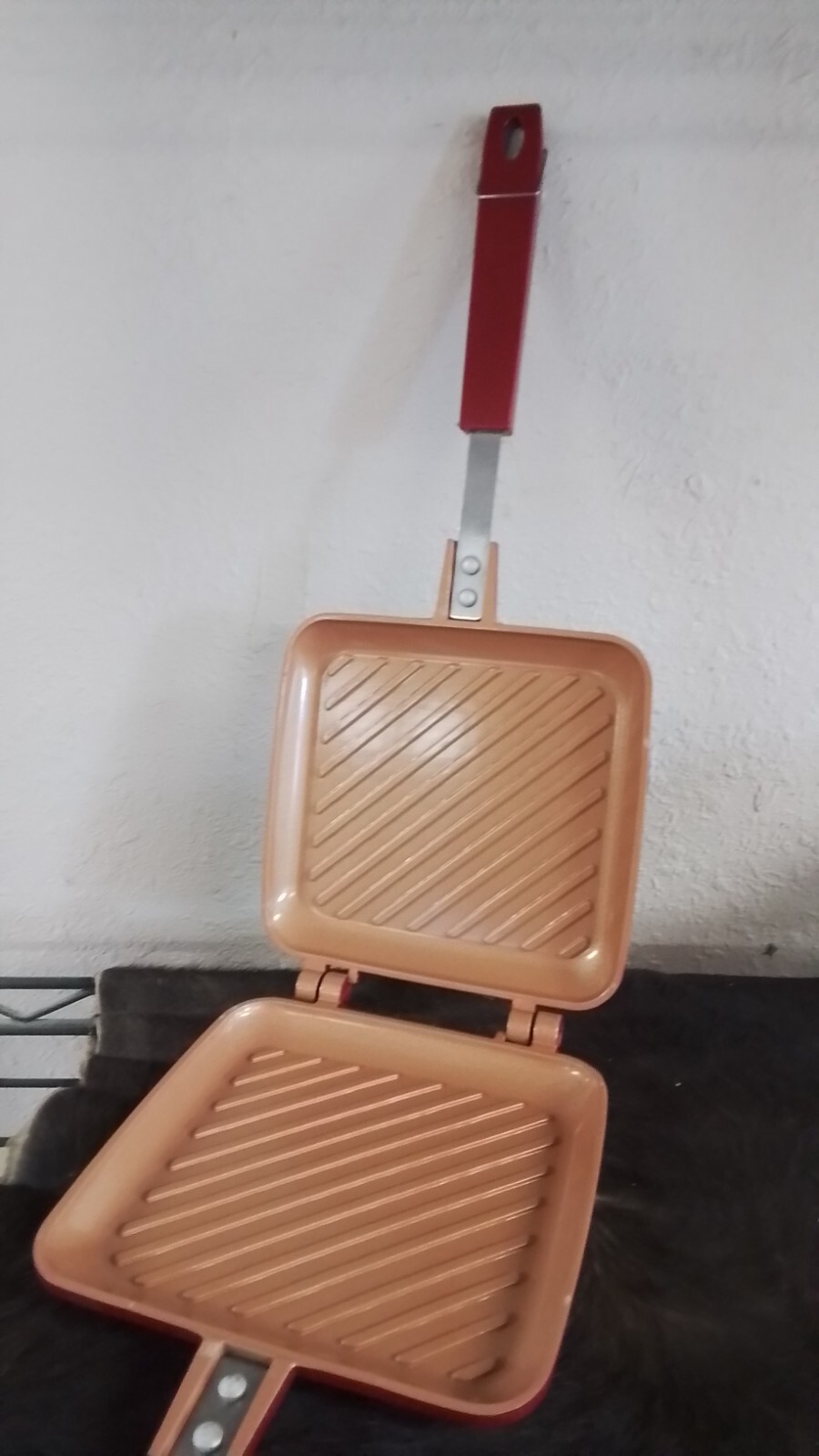 Red Copper flipwich hot sandwich panini maker campfire grilled cheese