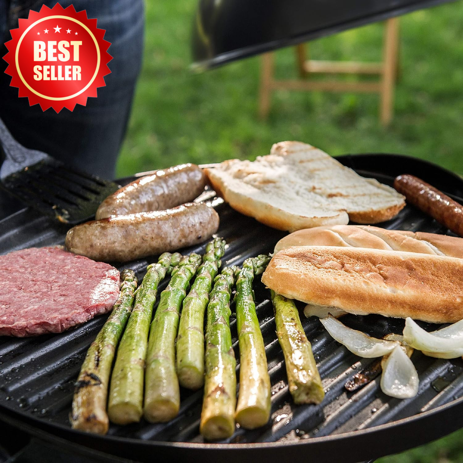 Indoor Outdoor Electric Grill Patio 15-Serving Removable Stand US