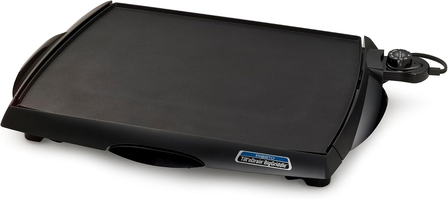 Tilt ‘n Drain Ceramic Nonstick Electric Griddle