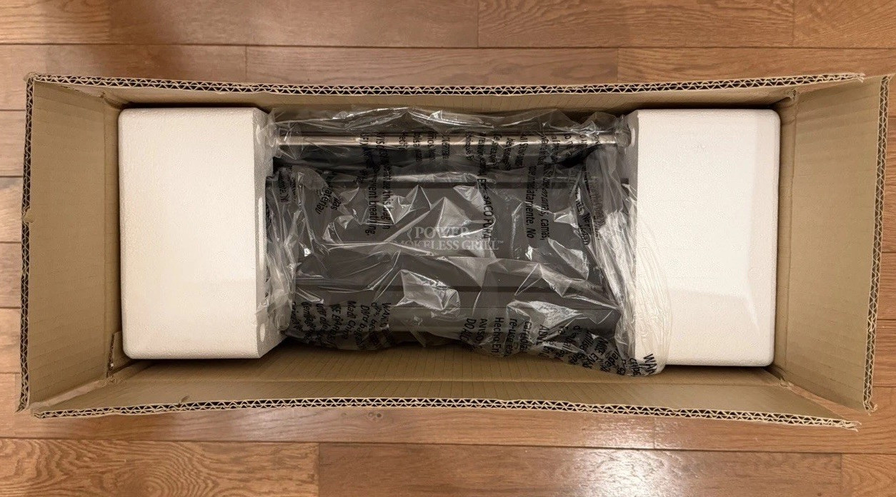 PowerXL Smokeless Grill Model PG-1500 Electric 1500W Black/Silver Open Box NEW