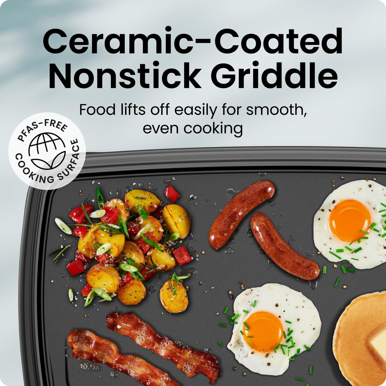 Chefman XL Electric Griddle with Removable Temperature Control, Immersible Flat