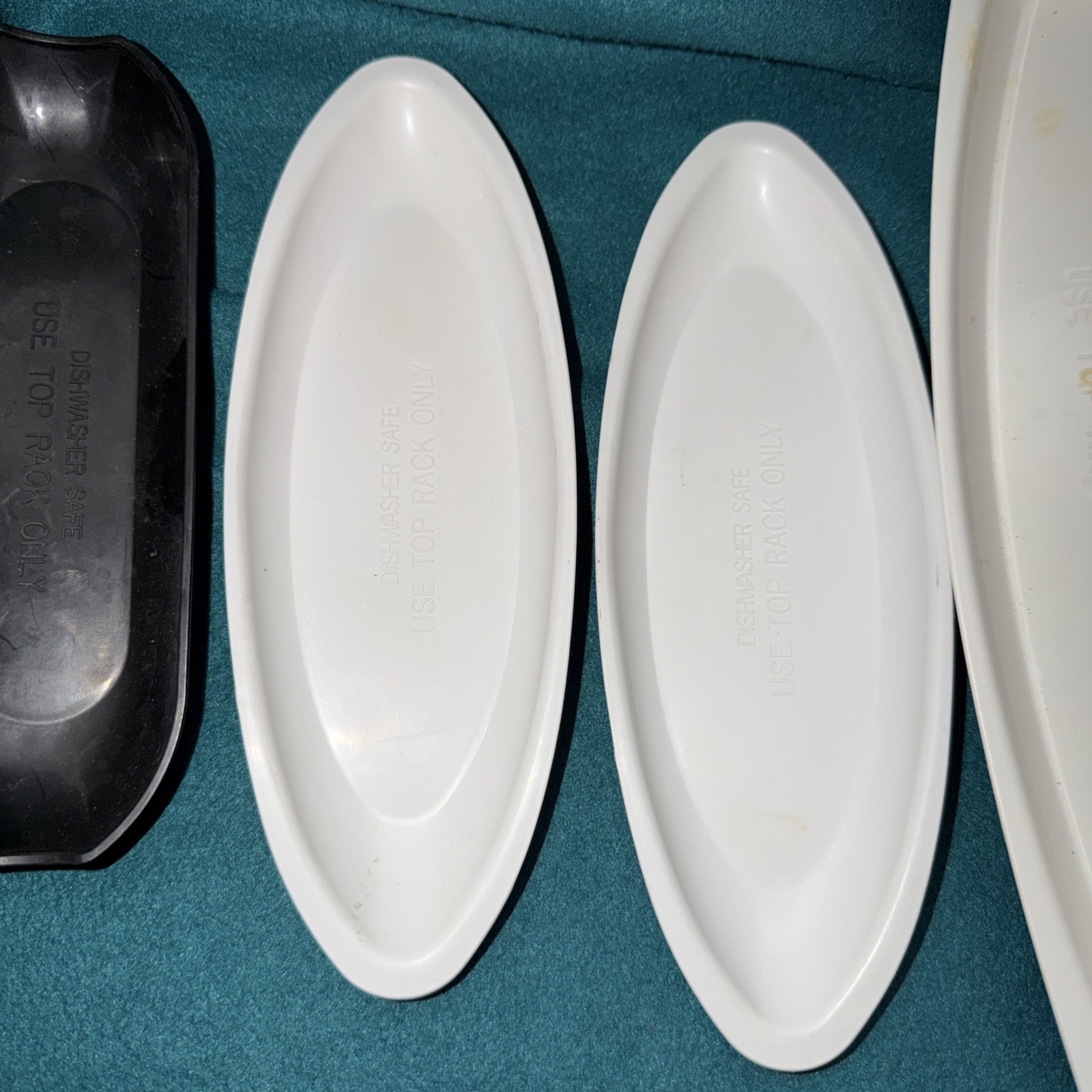 George Foreman Grill Drip Tray, Grease Catcher, White & 1 Black Replacement Tray