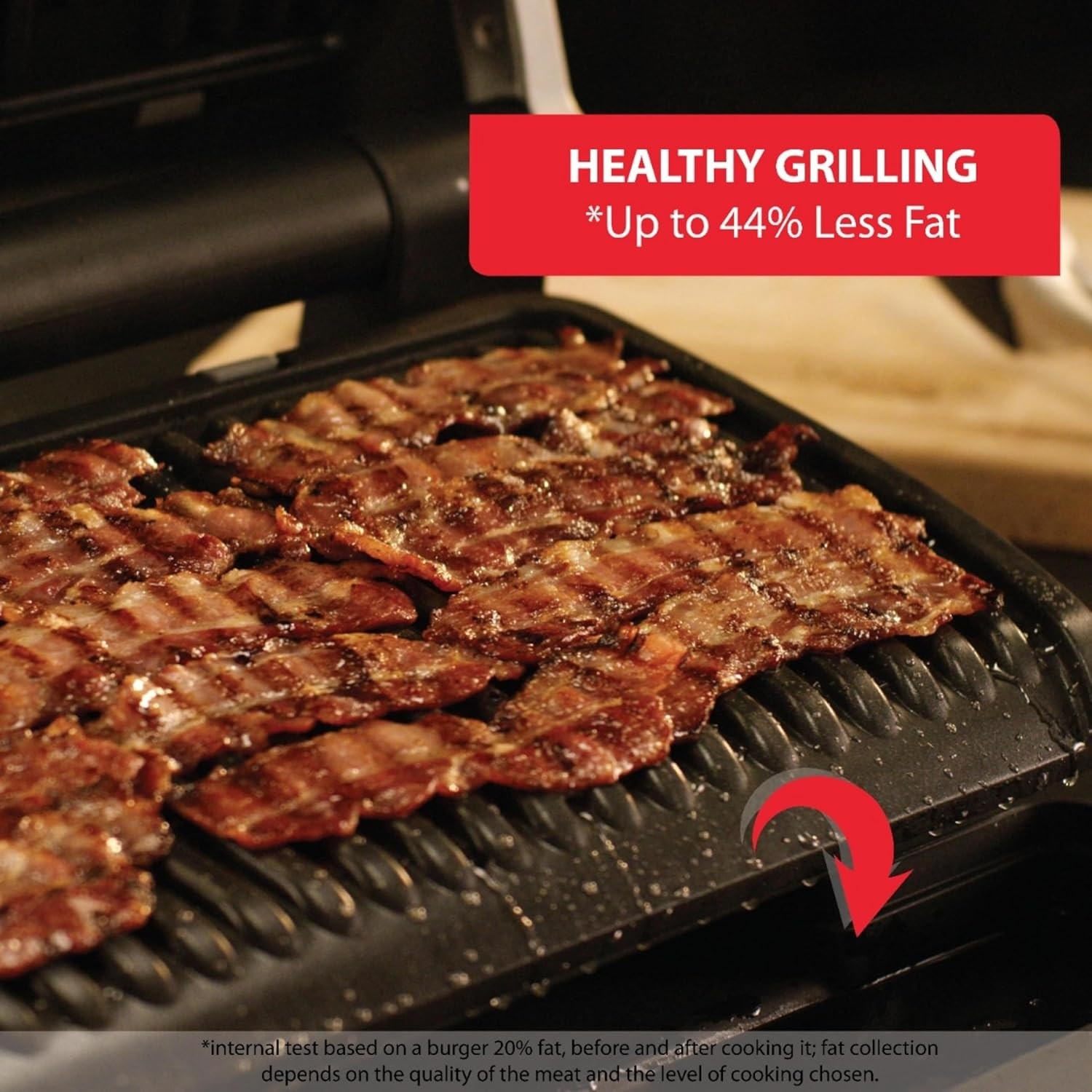T-Fal OptiGrill Stainless Steel XL Electric Grill, Up to 6Servings, OptiGrill XL