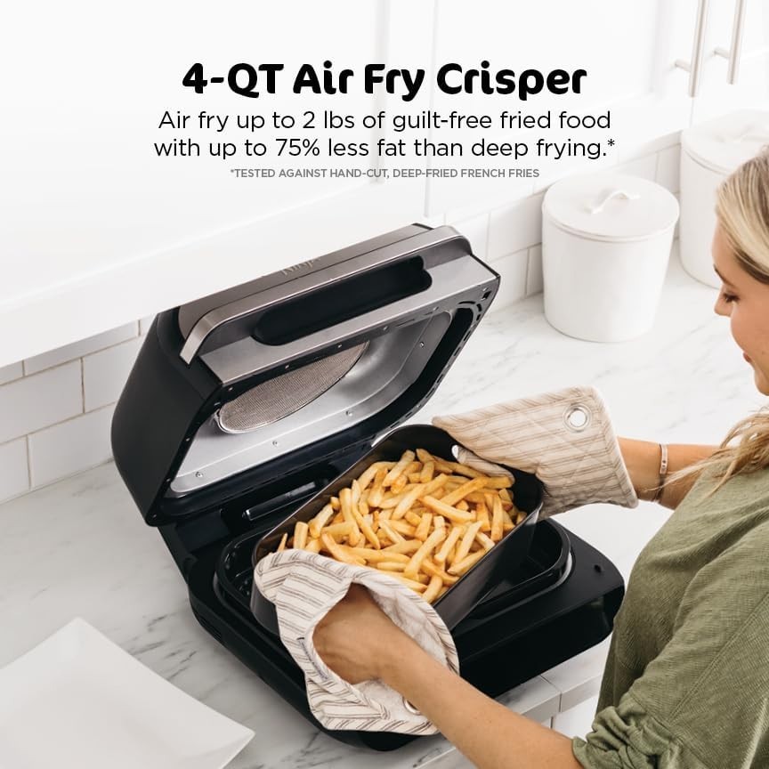 Indoor Grill and Air Fryer| Foodi Smart XL | 6-in-1 Grill, Air Fry, Roast, Bake,