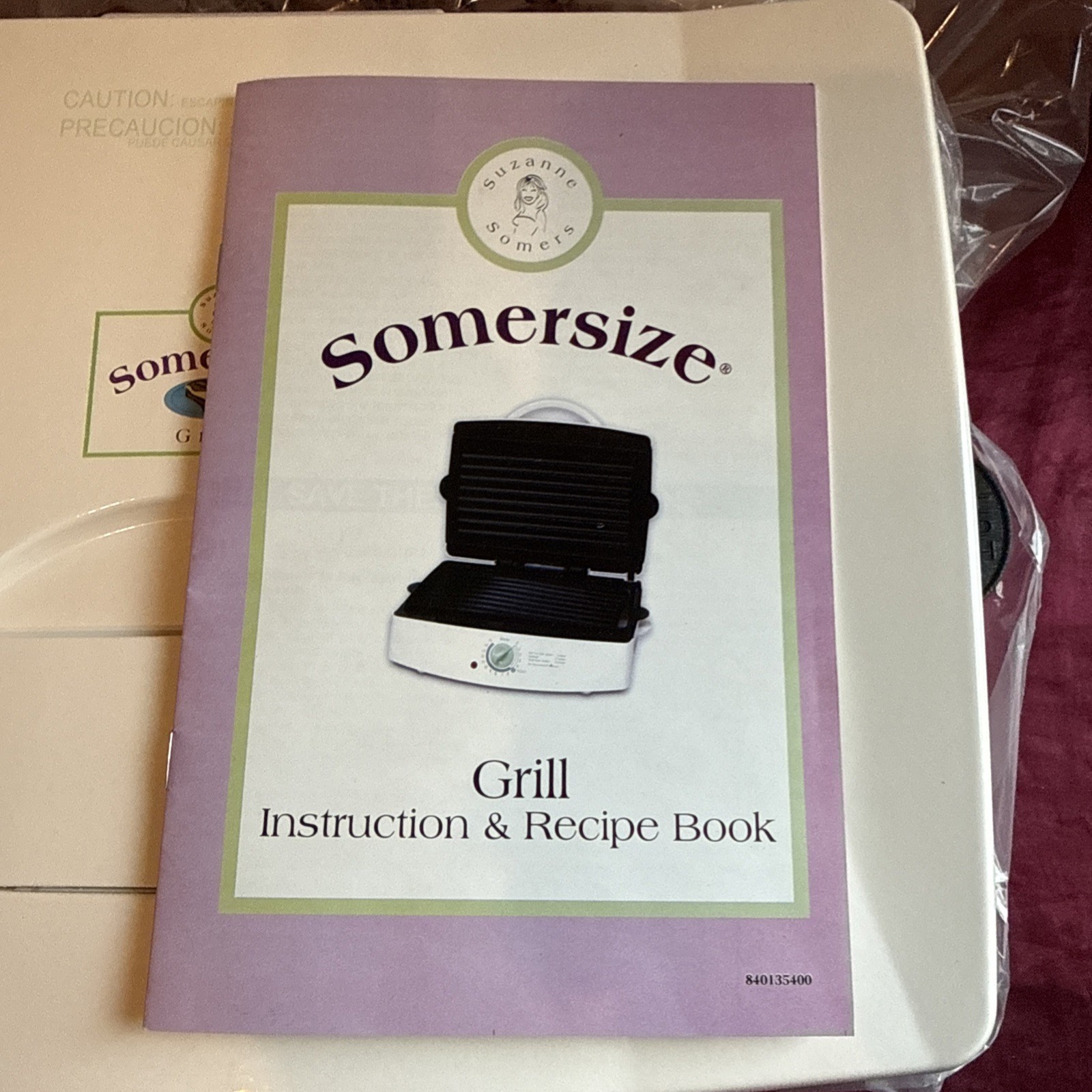 NIB Hamilton Beach Somersize 100″ Contact Frill w/Removable Grids25329