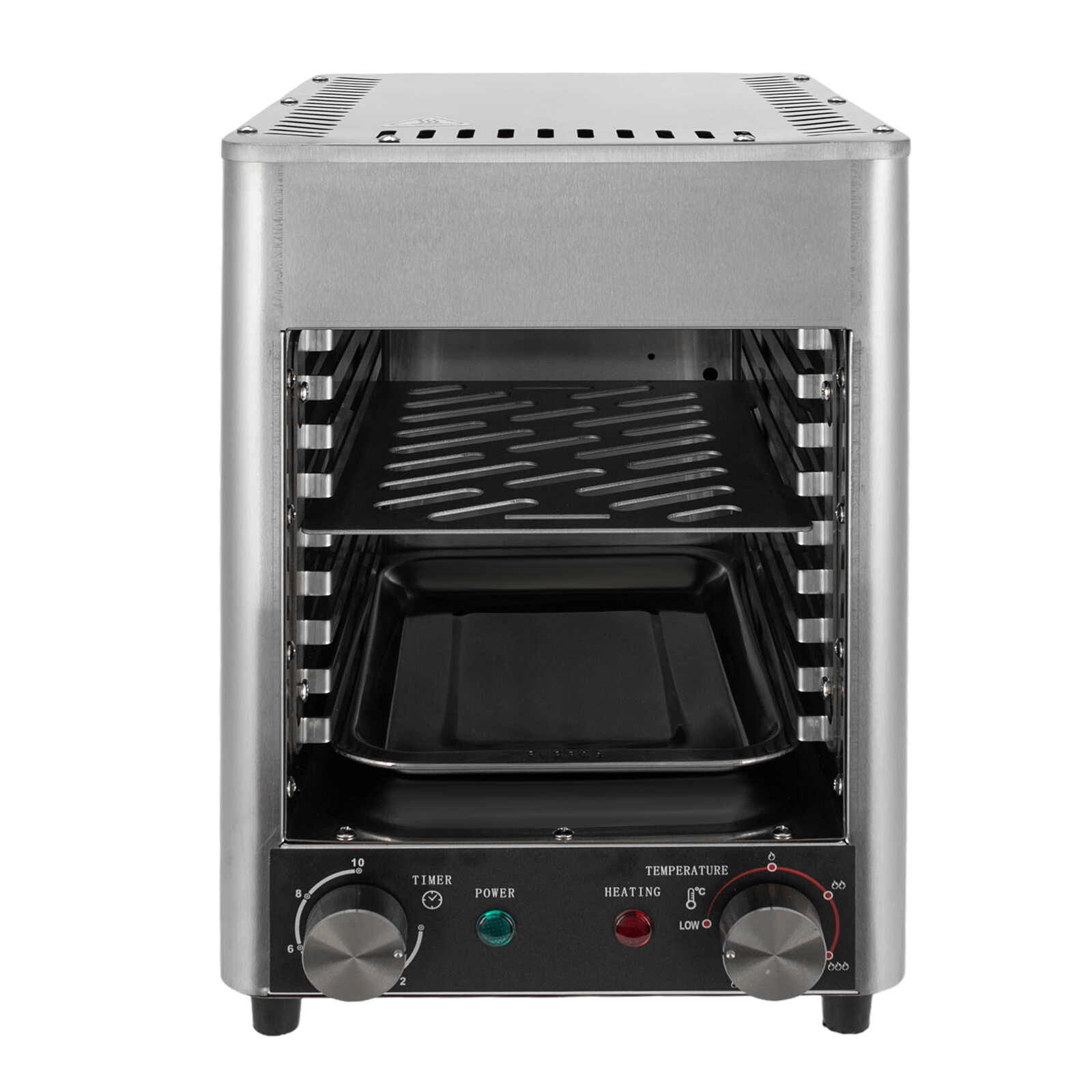 Electric Steak Grill Oven 10-Tier Commercial Countertop with Timer