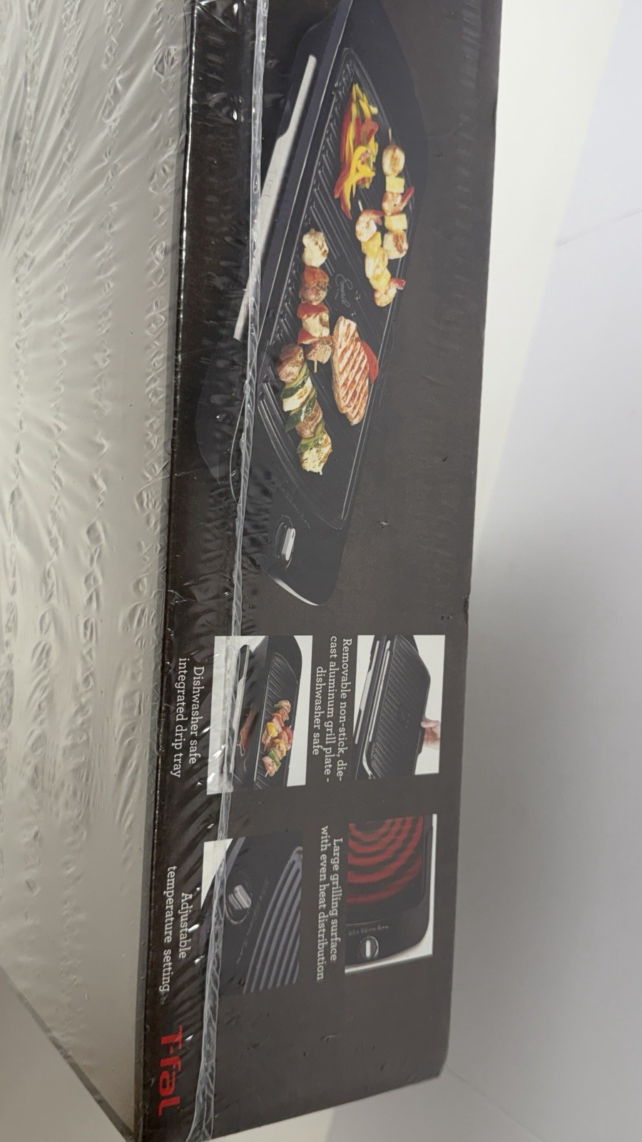 Emeril by T-fal CB653062 Black Gourmet Grill New