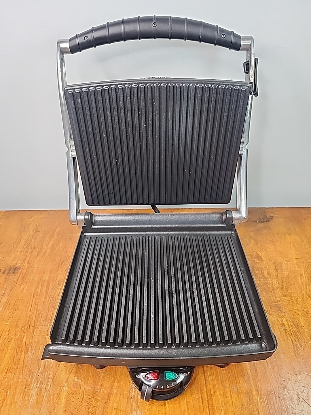 VillaWare Uno Panini Grill Press ProPress Sandwich Maker Model 2160 Tested Works