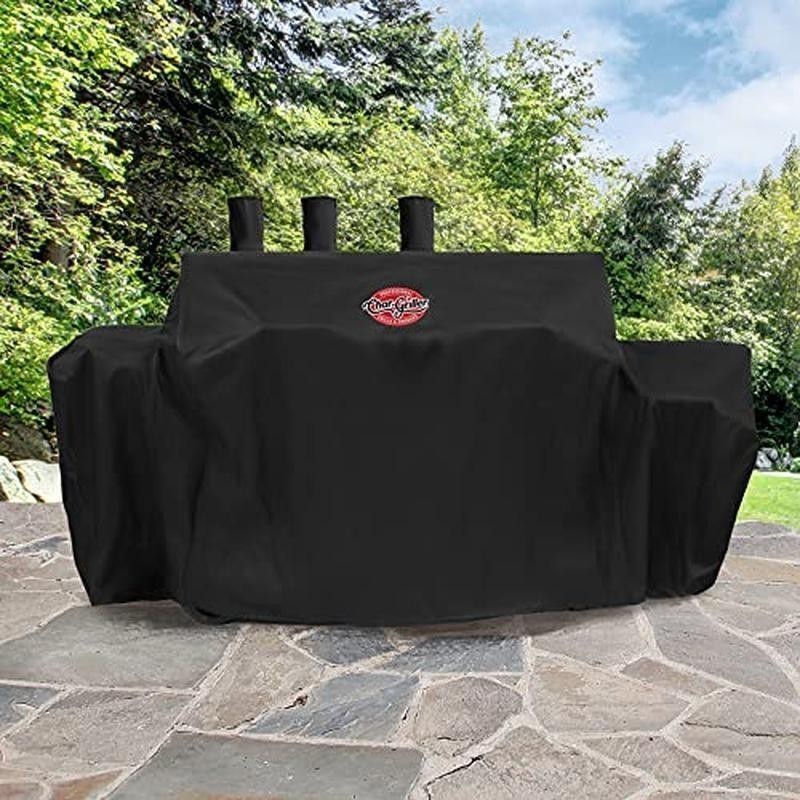Heavy-Duty Polyester Grill Cover Expandable Outdoor Smoker Protection Custom Fit