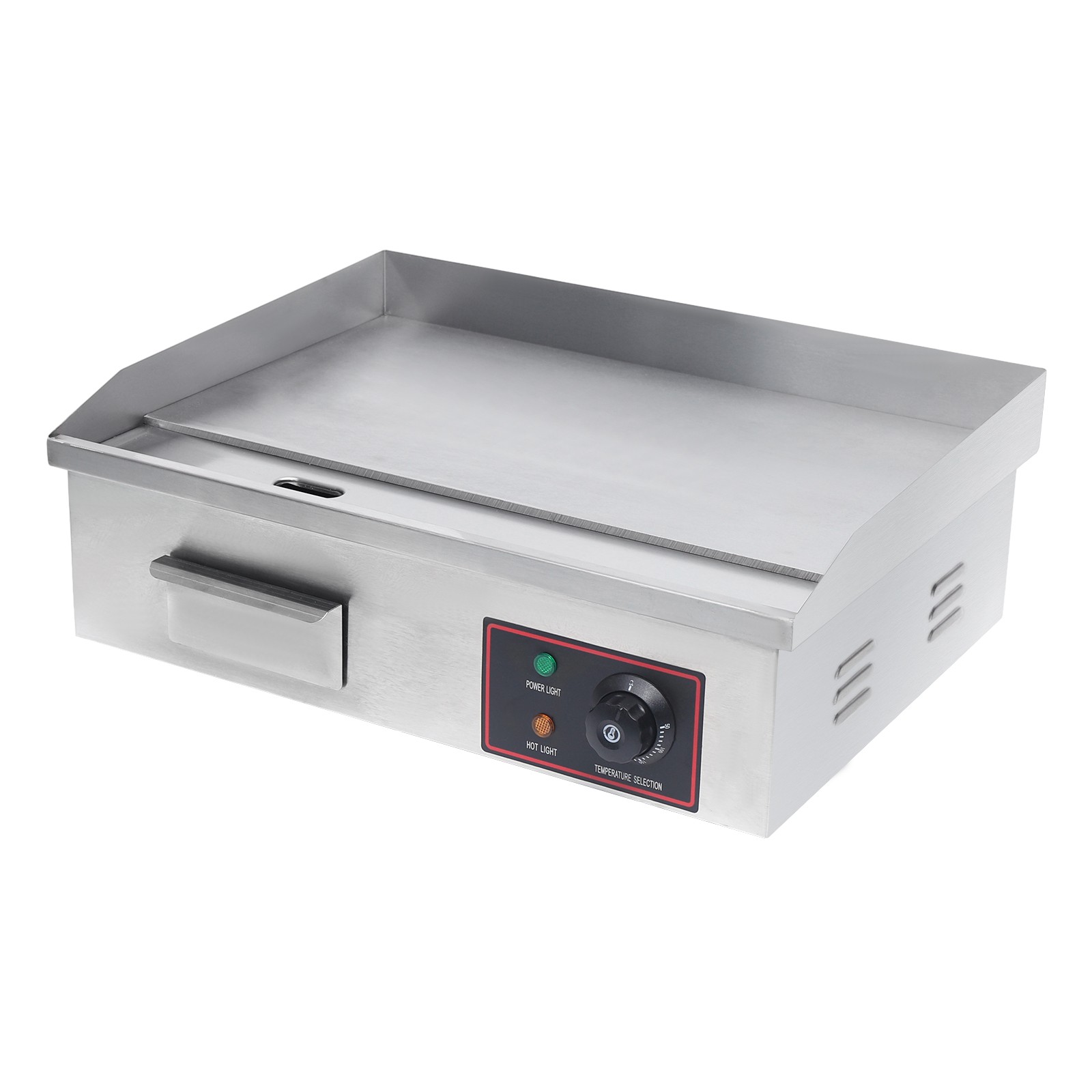 Commercial Electric Flat Top Grill Griddle Power Stove 110v/60Hz 1600W Stainless
