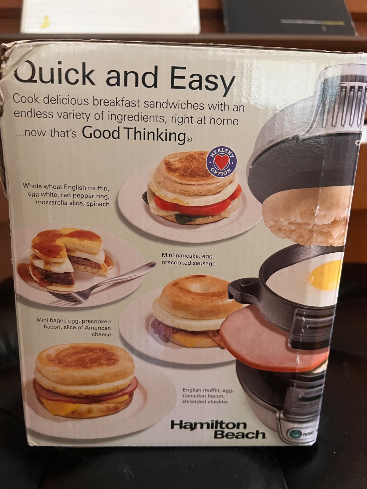 Hamilton Beach Breakfast Sandwich Maker – 25477