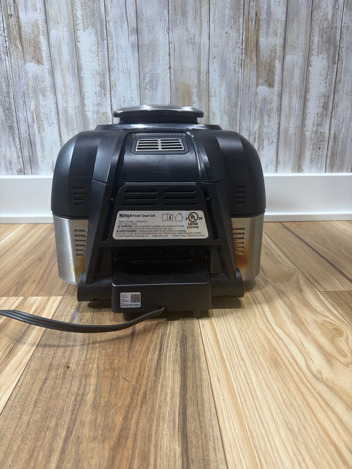Ninja Foodi Smart Grill LG450CO 15 Air Fryer Indoor Grill Black Stainless bsh