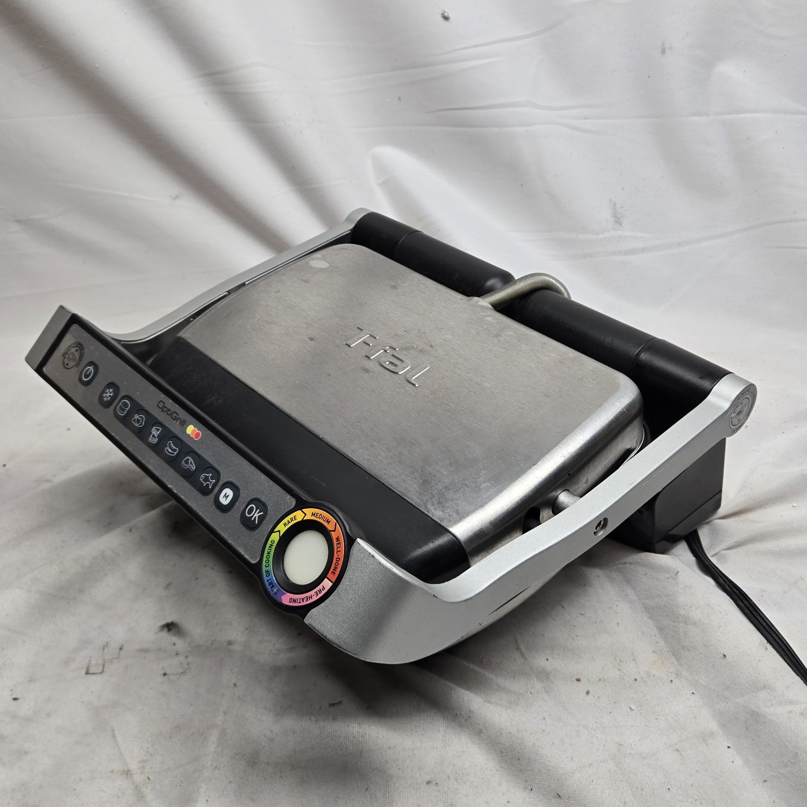 T-Fal OptiGrill Series 8351s1 Automatic Sensor Indoor grill TESTED WORKS