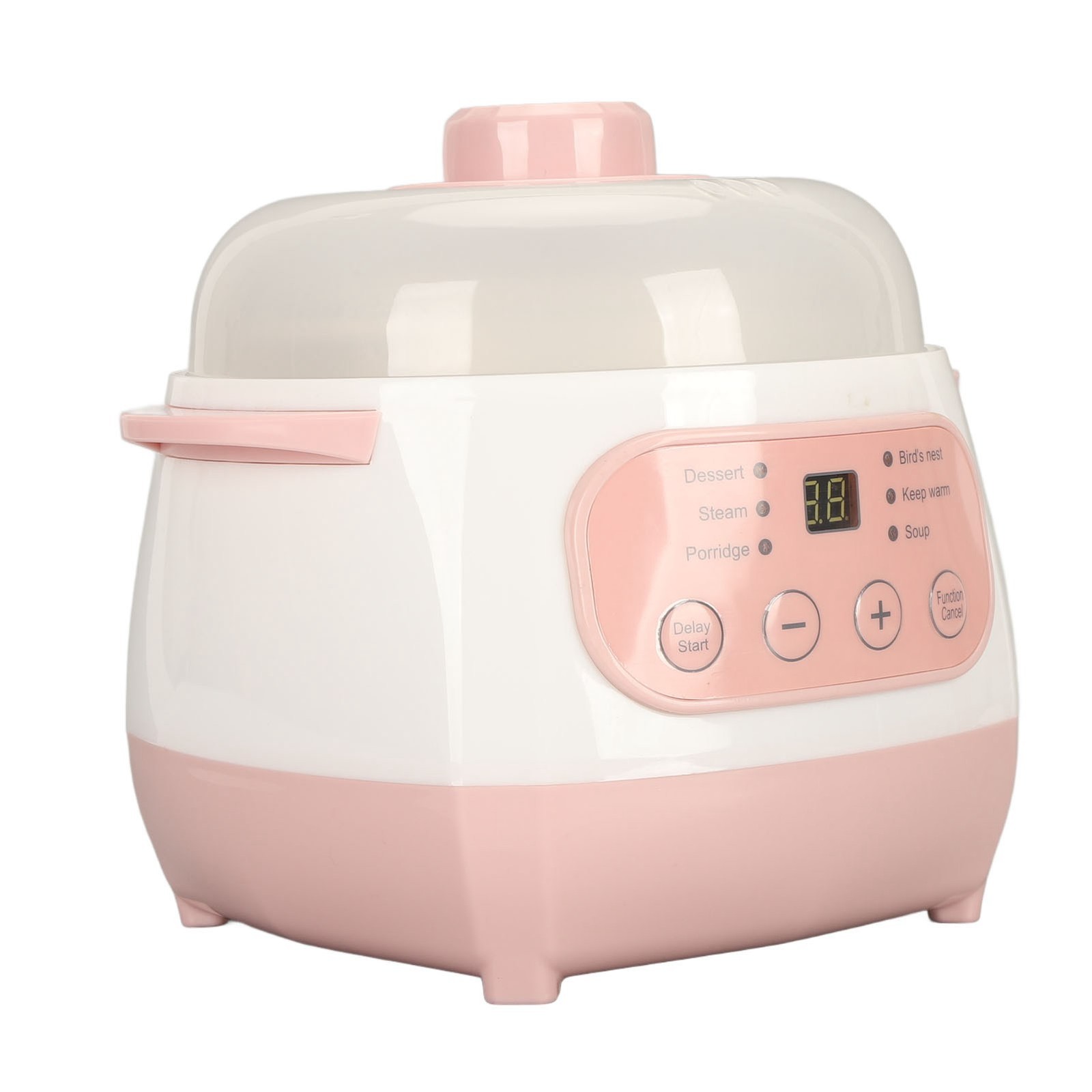 Electric Stew Pot 1L 200W Anti Dry Burn Safe Intelligent Electric Ceramic Cooker