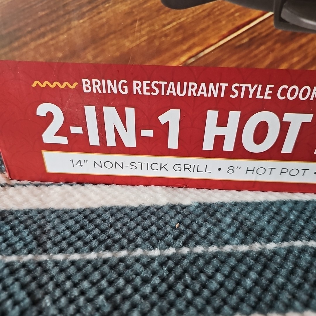 Appetit 2-in-1 Electric Smokeless Grill and Hot Pot BBQ Grill 1500W Smokeless