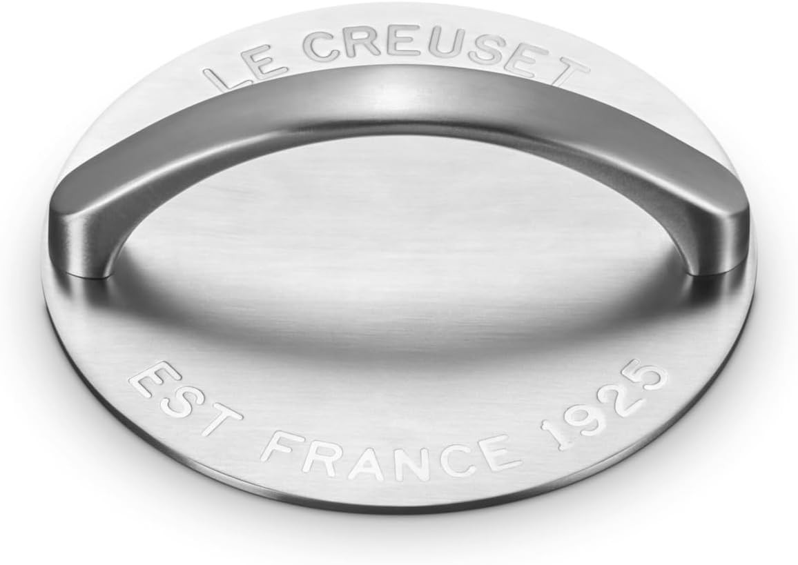 Stainless Steel Grill Press, 7 inch
