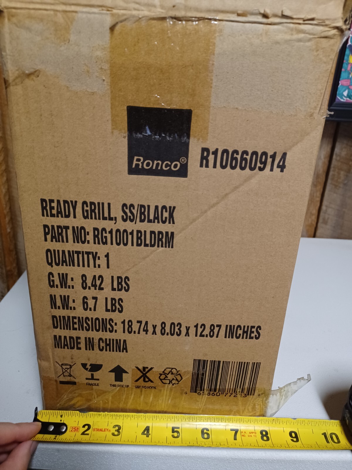 Vintage RONCO READY GRILL Toaster NEW in Box w/ Instructions