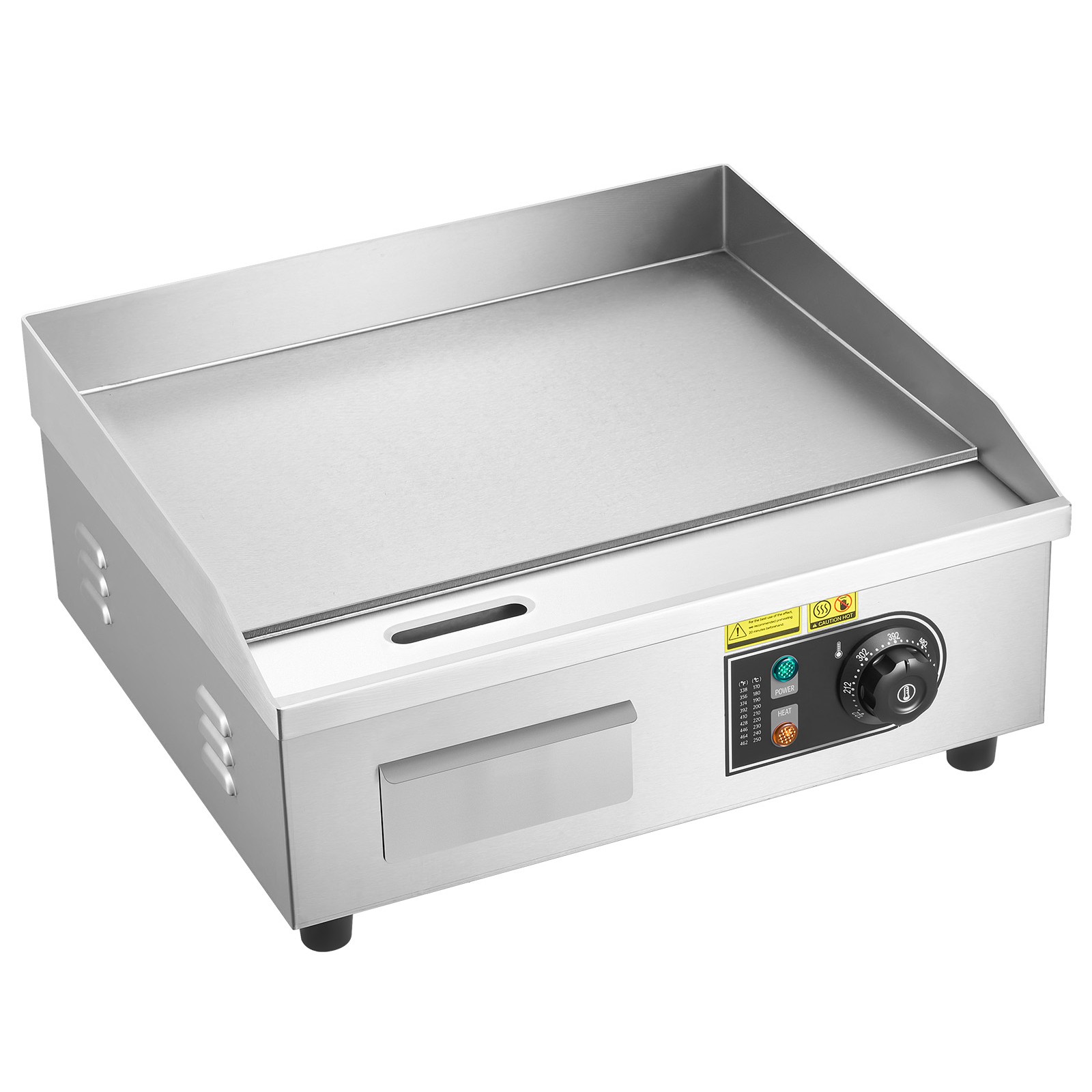 18″ Commercial Electric Griddle Stainless Steel Countertop Flat Top Grill