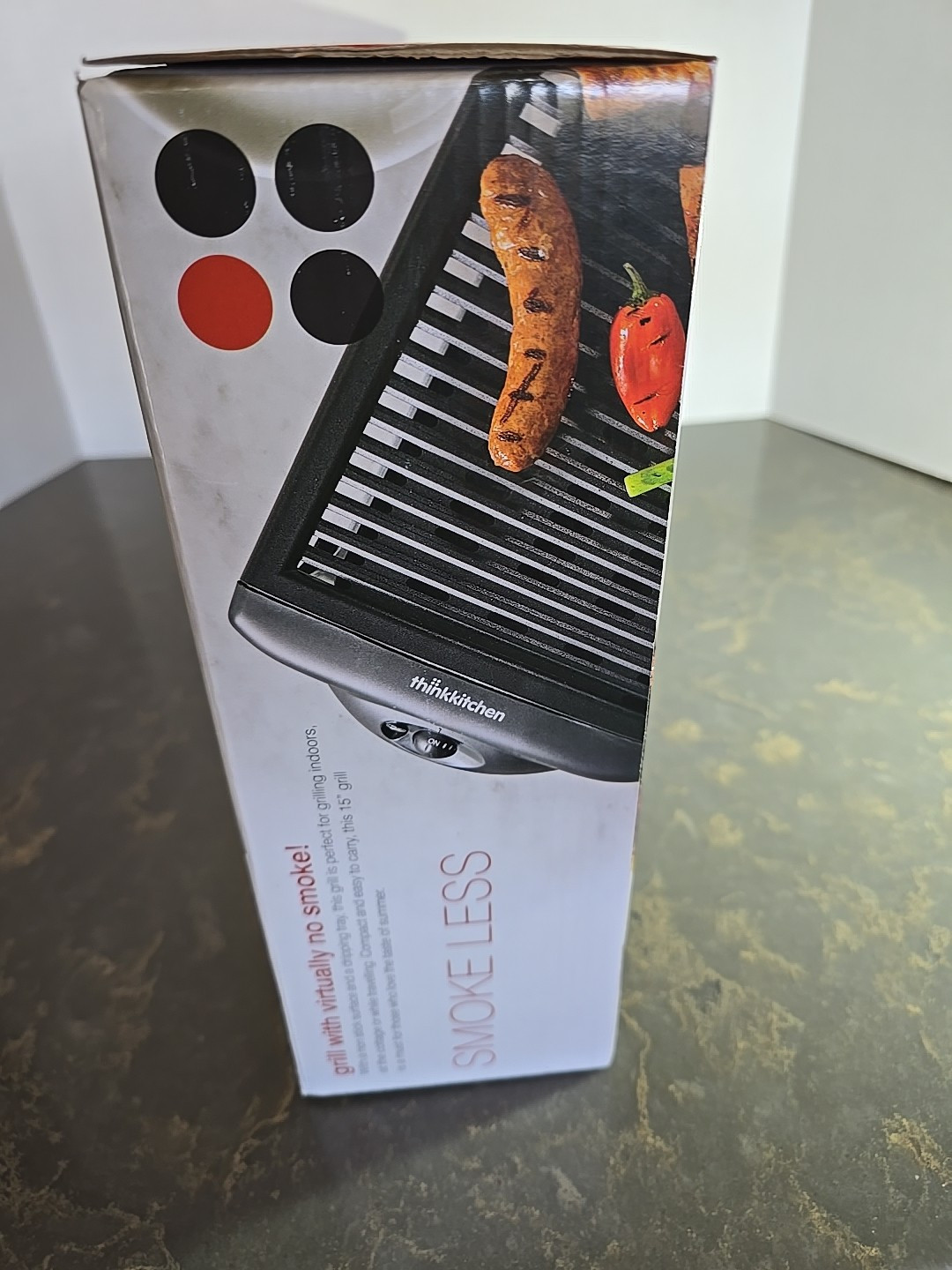 thinkkitchen Electric Indoor Grill Smokeless Nonstick 15” Drip Tray – BRAND NEW!
