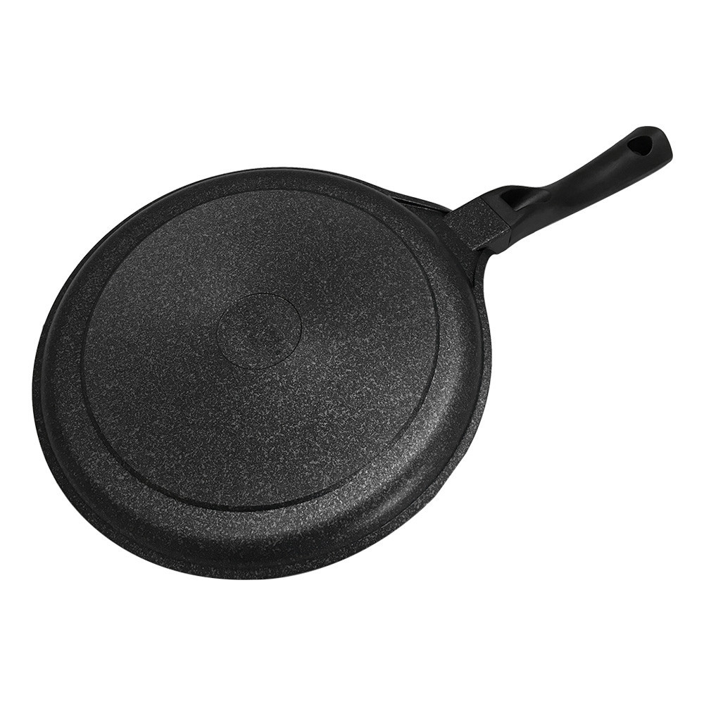 11” Alu Round Griddle Plancha Marble Coating NonStick Interior Cookware Kitchen