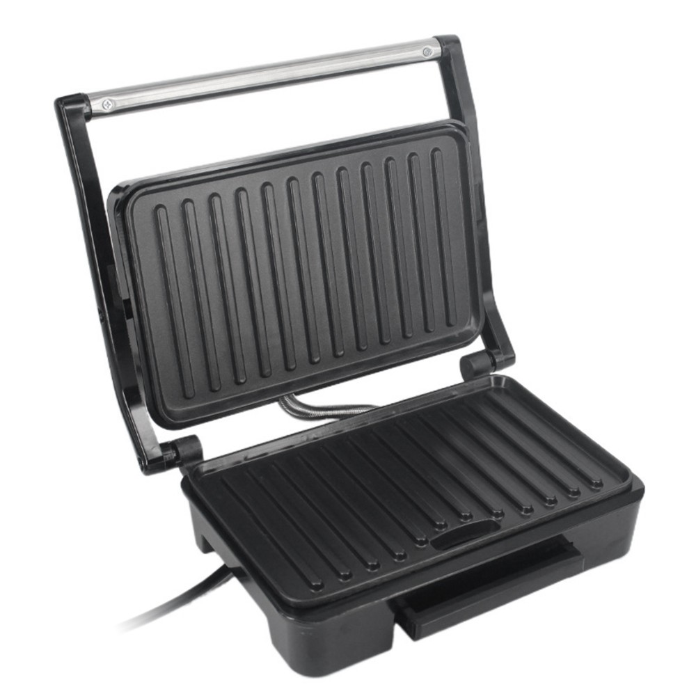 Panini Maker Household Stainless Steel 850W High Power Nonstick Pan Steak