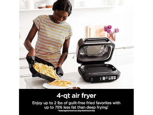 Ninja Air Fryer IG651 Foodi Smart XL Pro 7-in-1 Grill Griddle Air Fryer – NEW