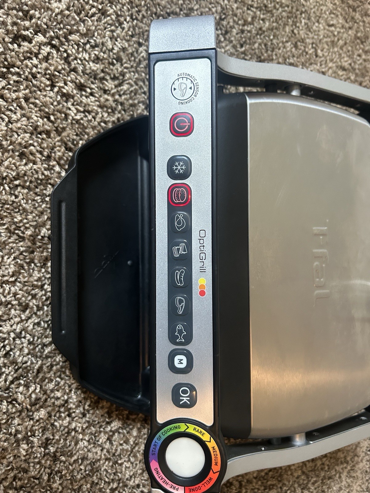 T-Fal OptiGrill Series 8351s1 Automatic Sensor Indoor Grill/w Detachable Plates