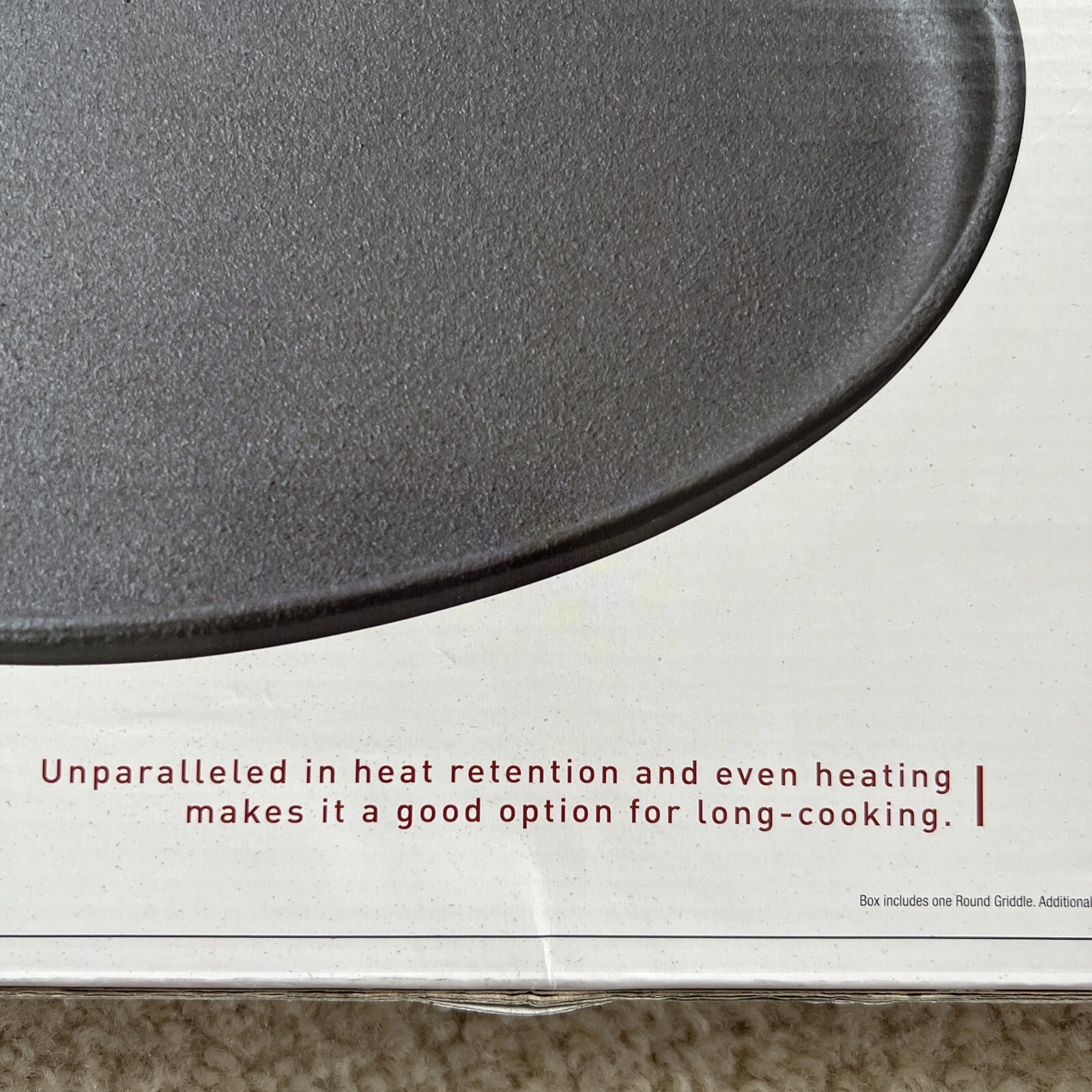 Parini Cast Iron 10.5″ Round Griddle – NEW