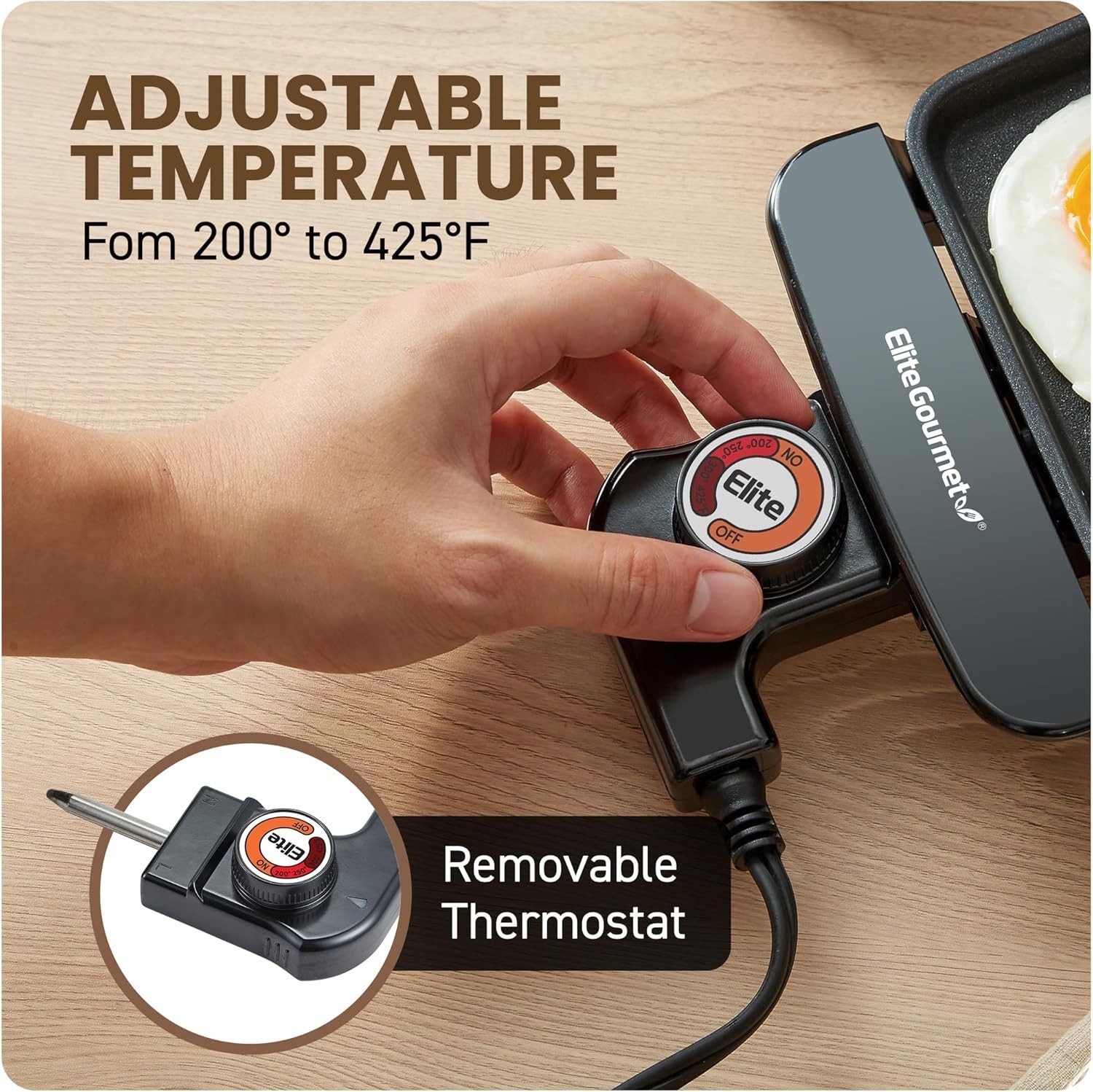 Electric 9.75″ x 7″ Cooking Surface, Personal Compact Griddle, Cool-touch Han…