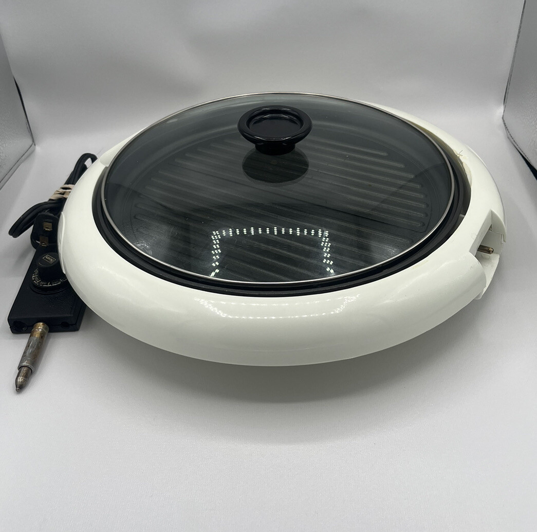 Used Aroma Prestige Cool-Touch Electric Health Indoor Grill Model AHG-1125