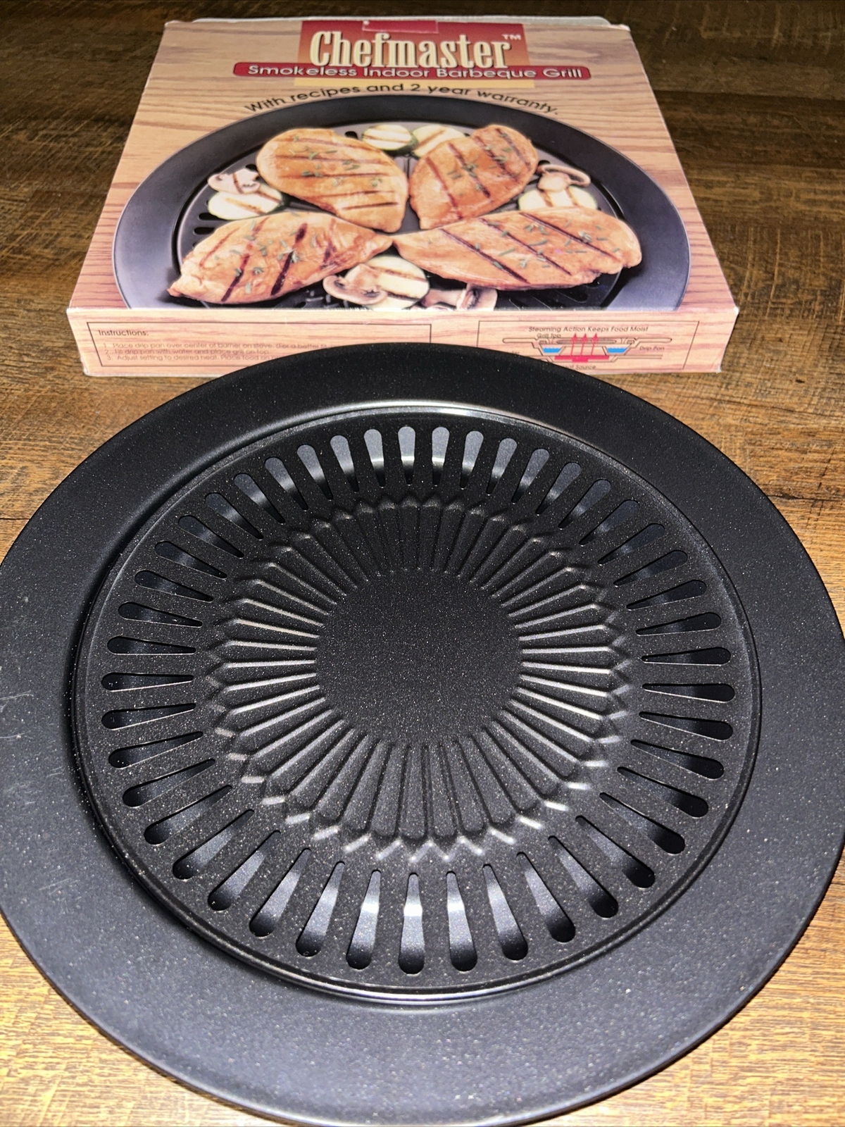ChefMaster KTGR5 Smokeless Indoor Barbeque Grill