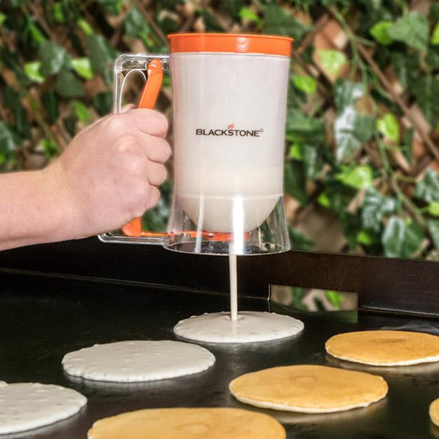 Blackstone 1543 Griddle Breakfast Kit: Batter Dispenser, Bacon Press & Egg Rings