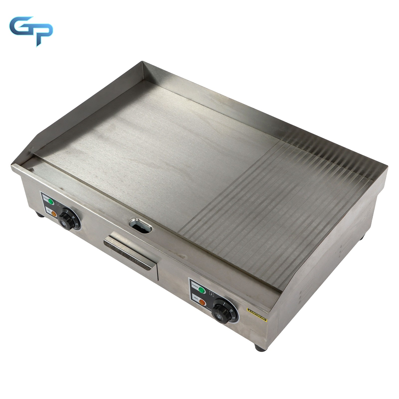 30″ 122℉-572℉ Commercial Electric Griddle 3000W Countertop Flat Top Grill