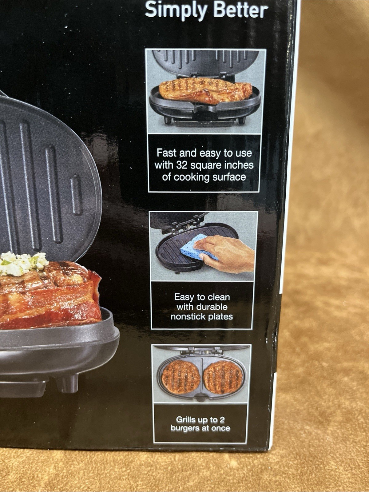 Proctor Silex Compact Grill, Brand New