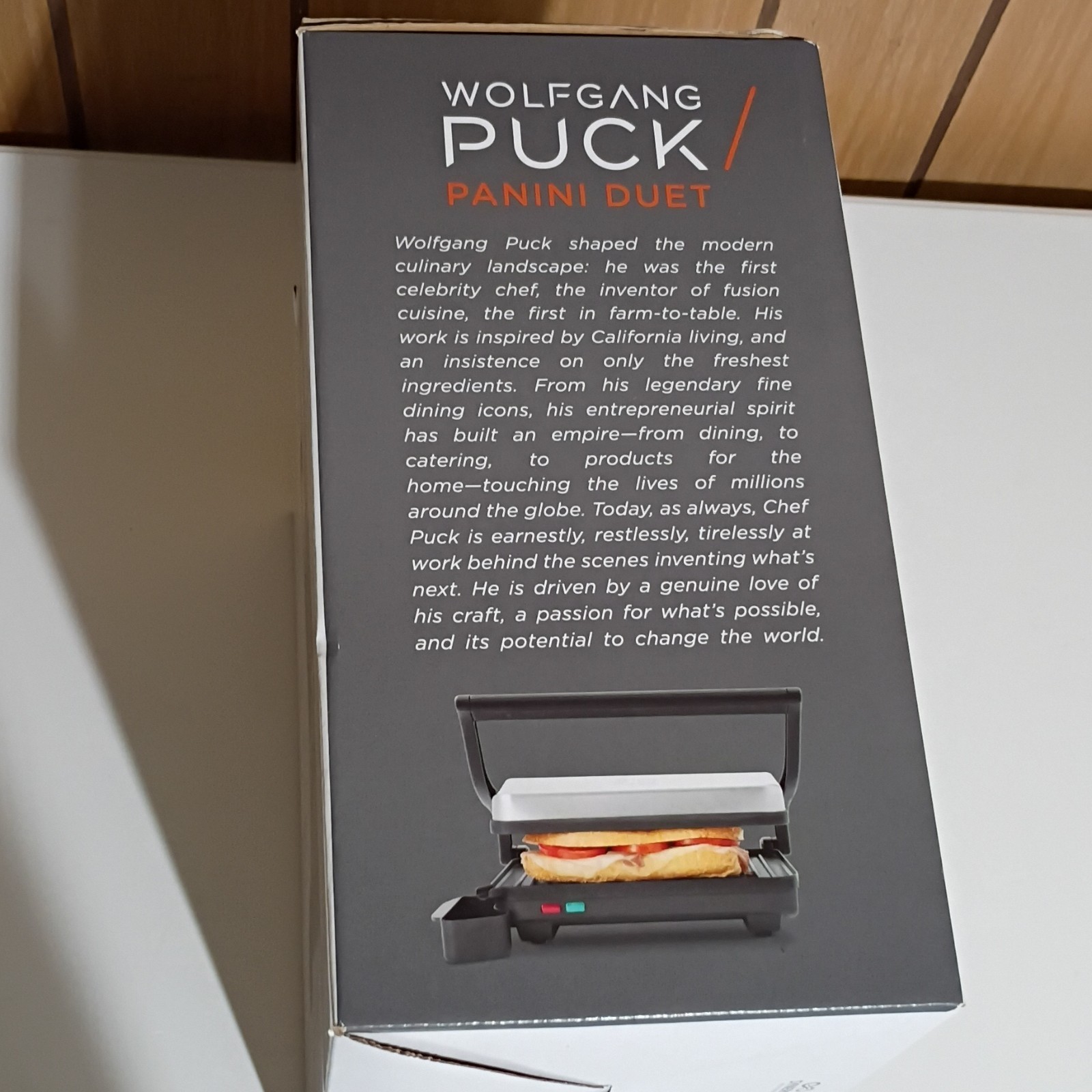 Wolfgang Puck Panini Duet 1000W Electric Press Grill Nonstick, Drip Tray