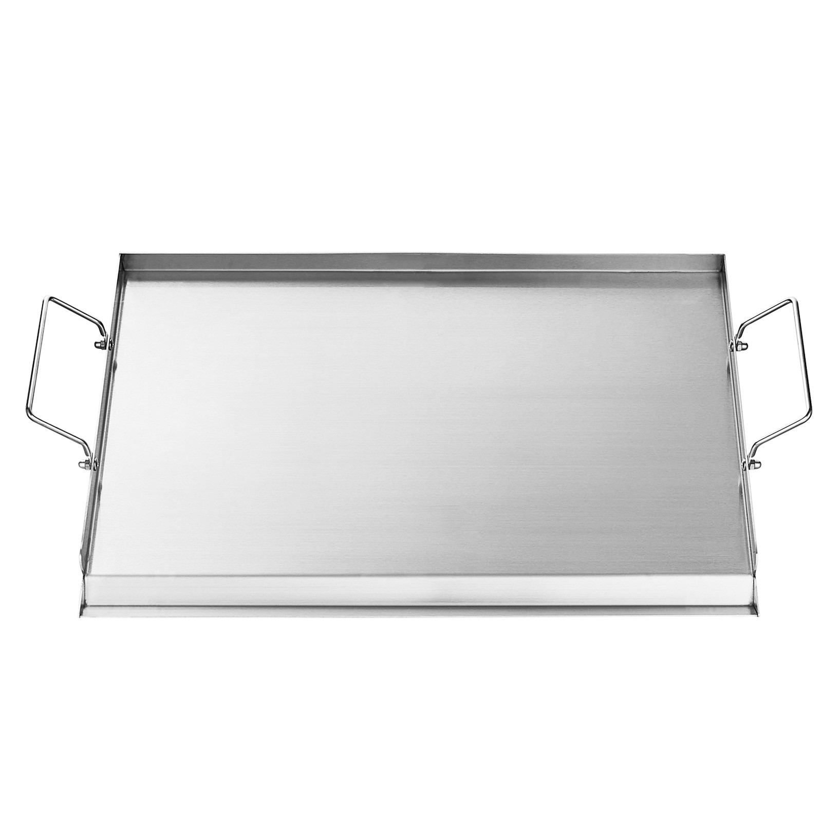 23×16 in Flat Top Griddle Stainless Steel Universal BBQ Grill Pan Cookware