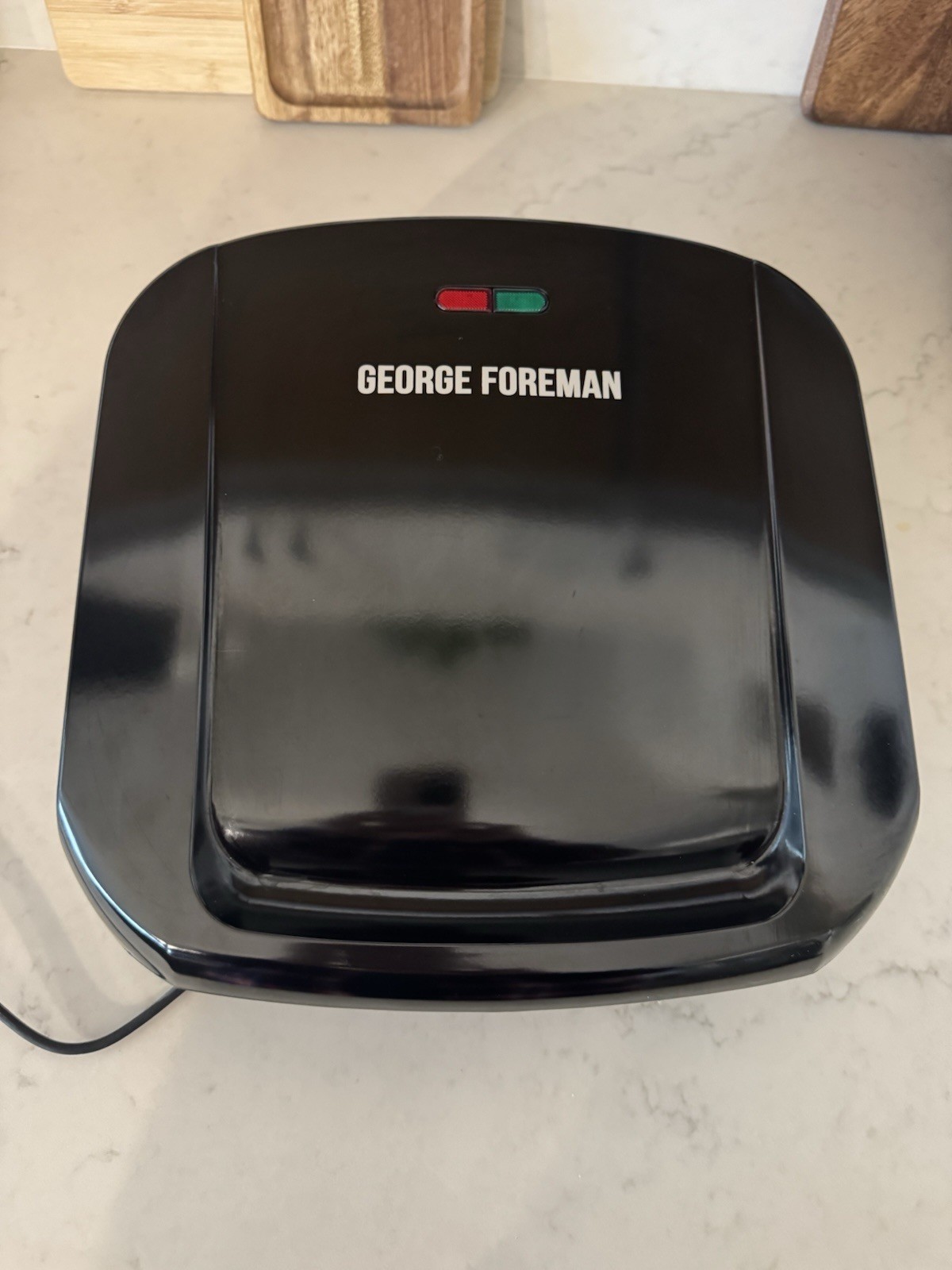 George Foreman Portable Electric Grill 120V 60Hz 1150W Model Barely Used