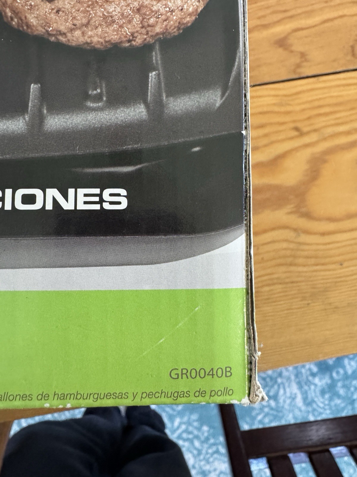 George Foreman Indoor Grill 2 Serving Grilled Sandwich Press Less Fat GR0040B