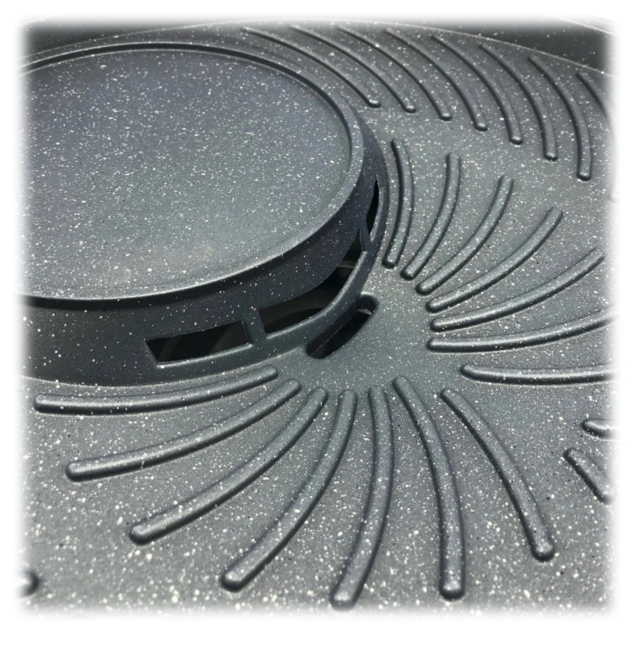 Granite Tuff Indoor Grill 16″ Round Electric Nonstick Surface Better Than George
