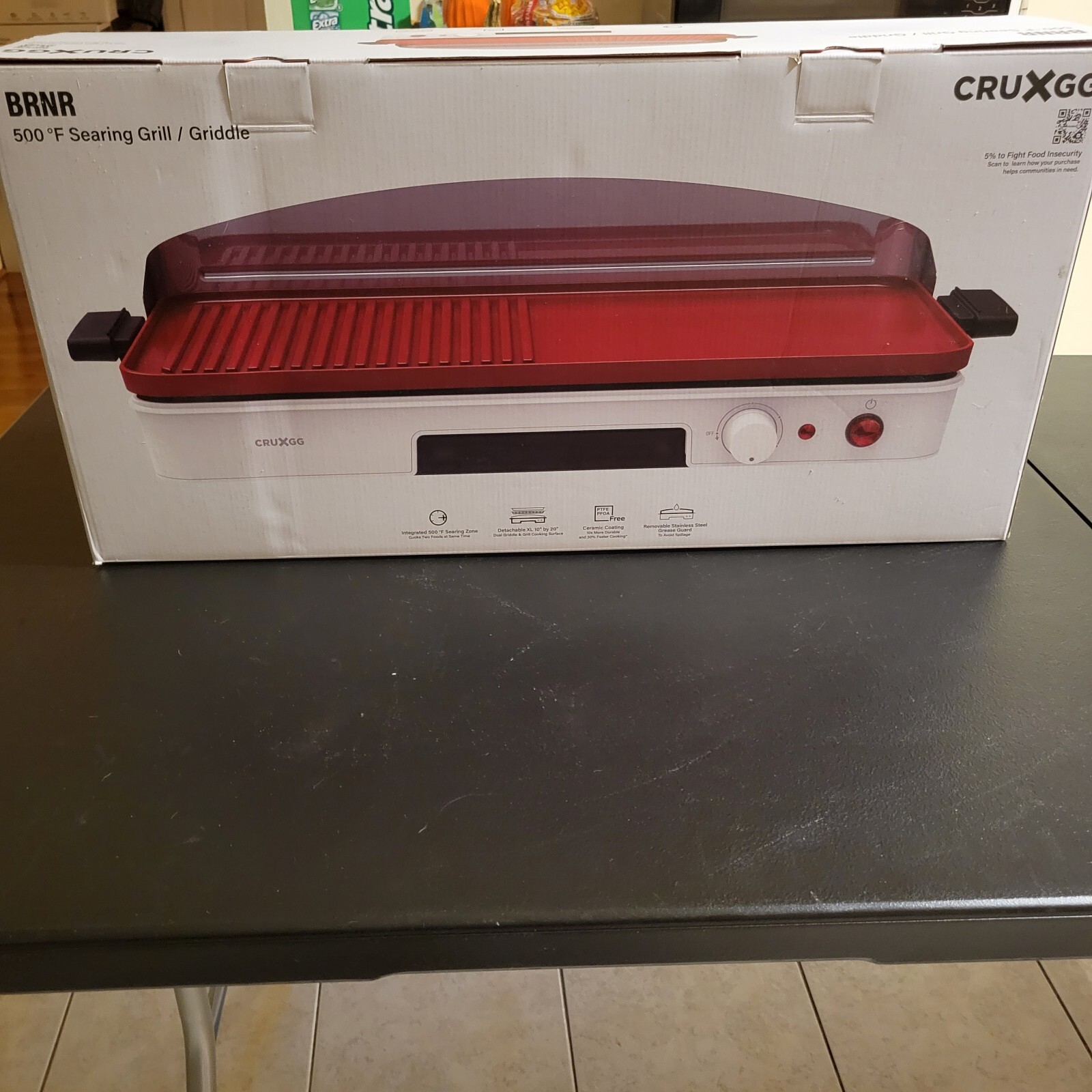 Cruxgg 500 F Searing Grill And Griddle