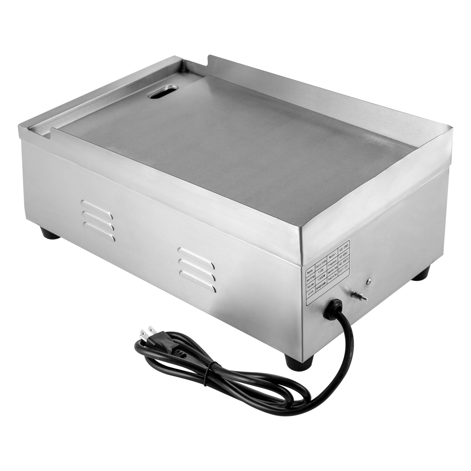 1300W Electric Griddle Hot plate Countertop Grill BBQ Countertop Cooktop 110V
