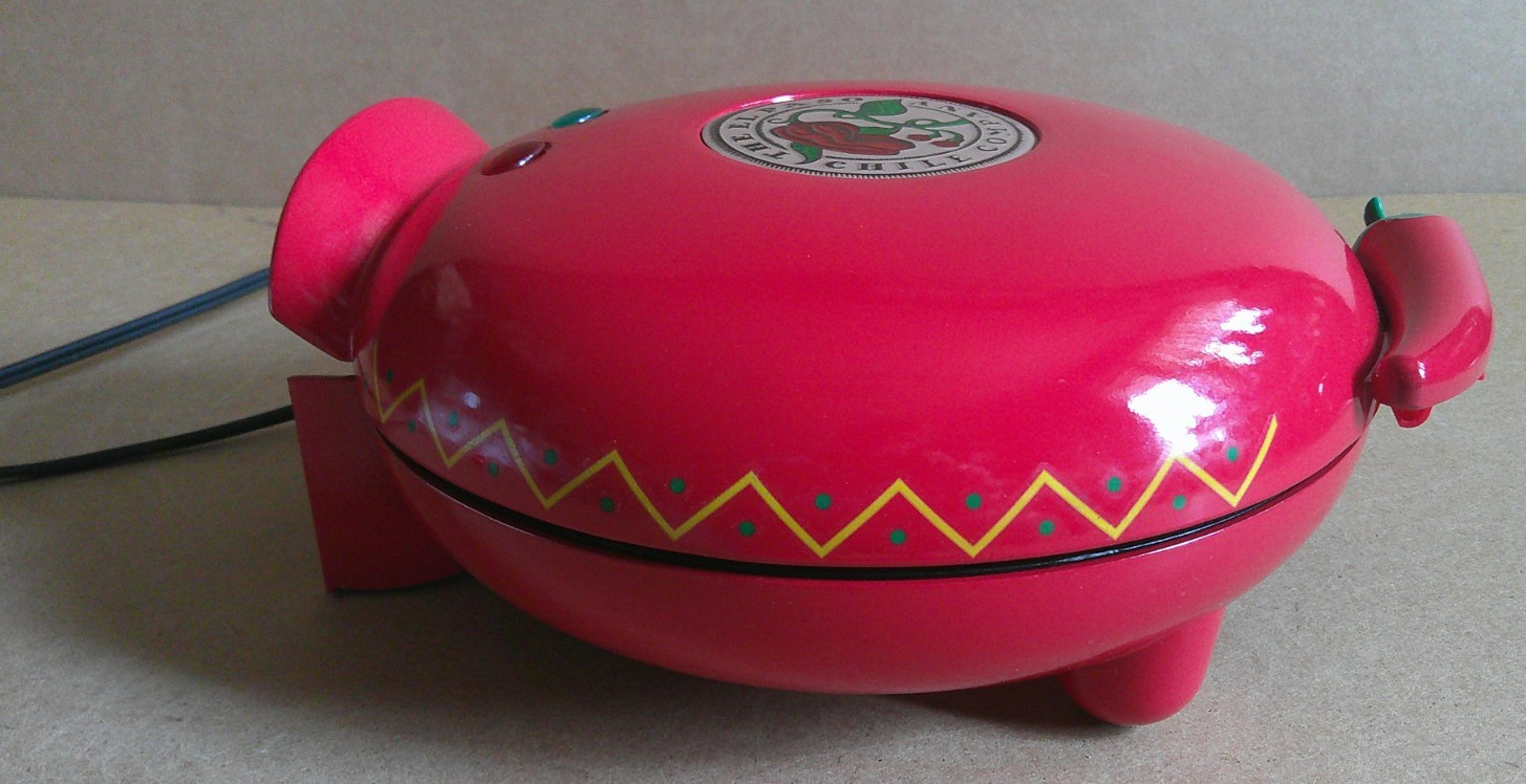El Paso Chile Company RED Quesadilla Maker With Manual