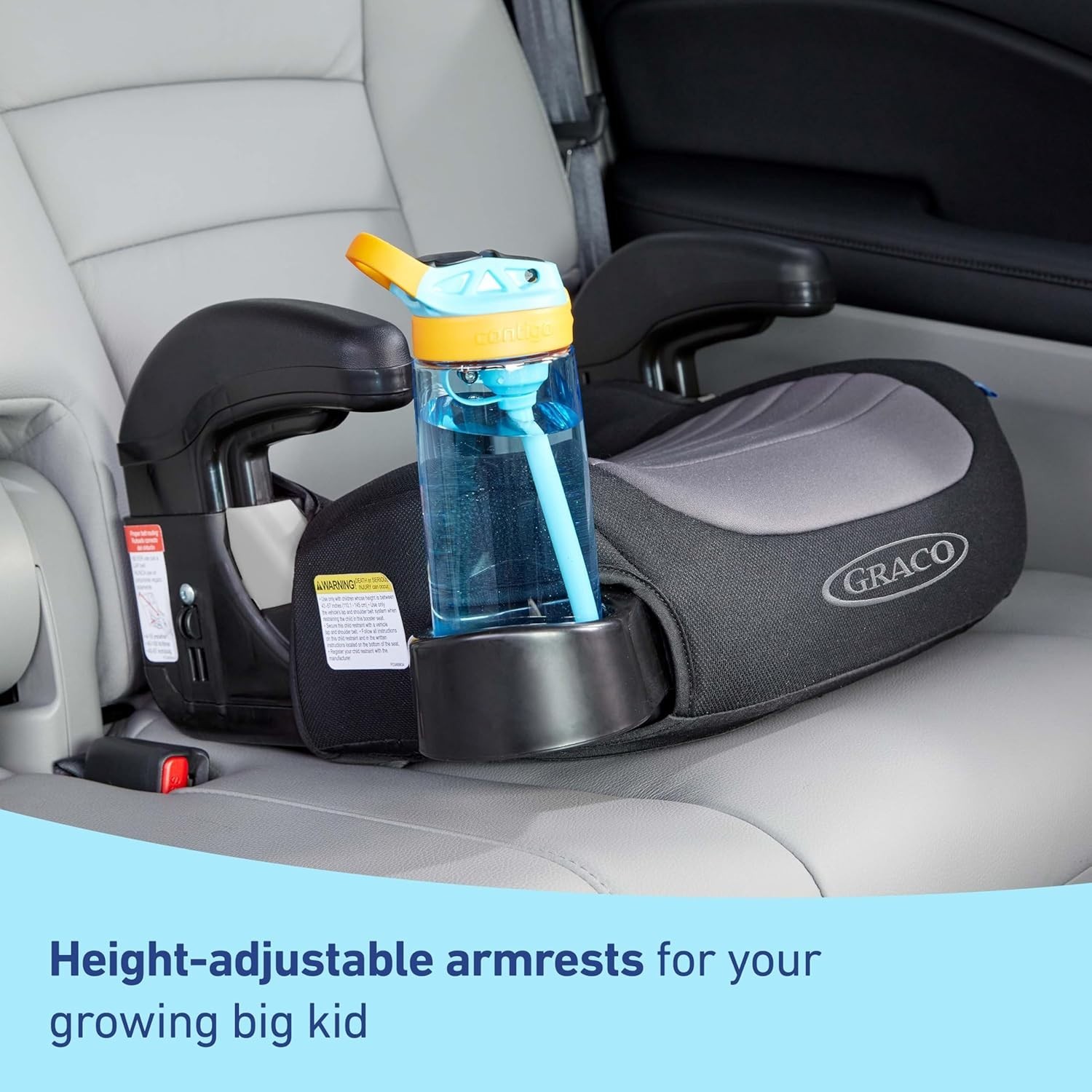 ProtectPlus Booster Seat – Safe, Adjustable & Stylish for Kids 4-10 (40-100 lbs)