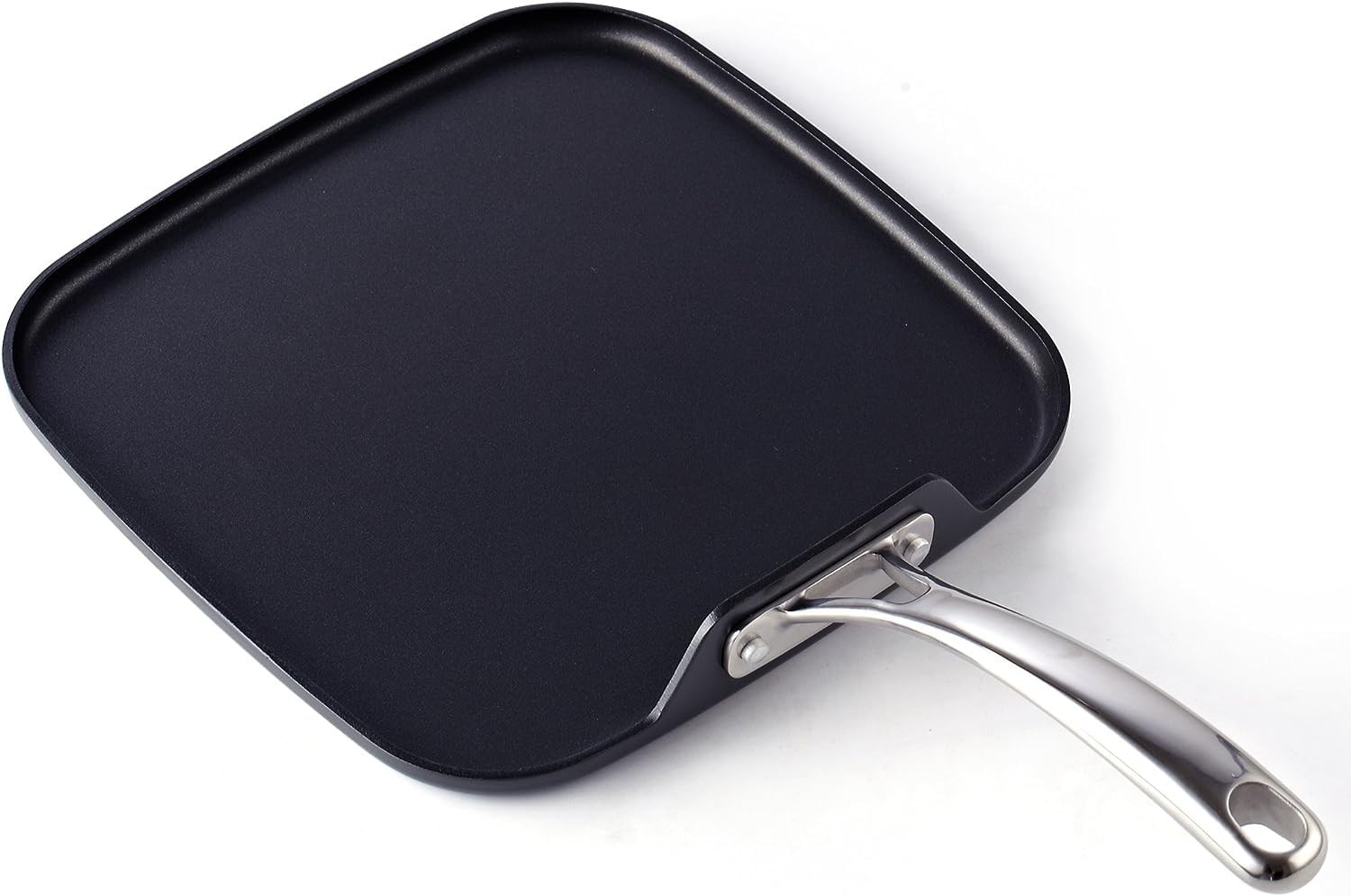 Classic 11 x 11-Inch Nonstick Square Griddle Pan, Hard Anodized Cookware Grid…