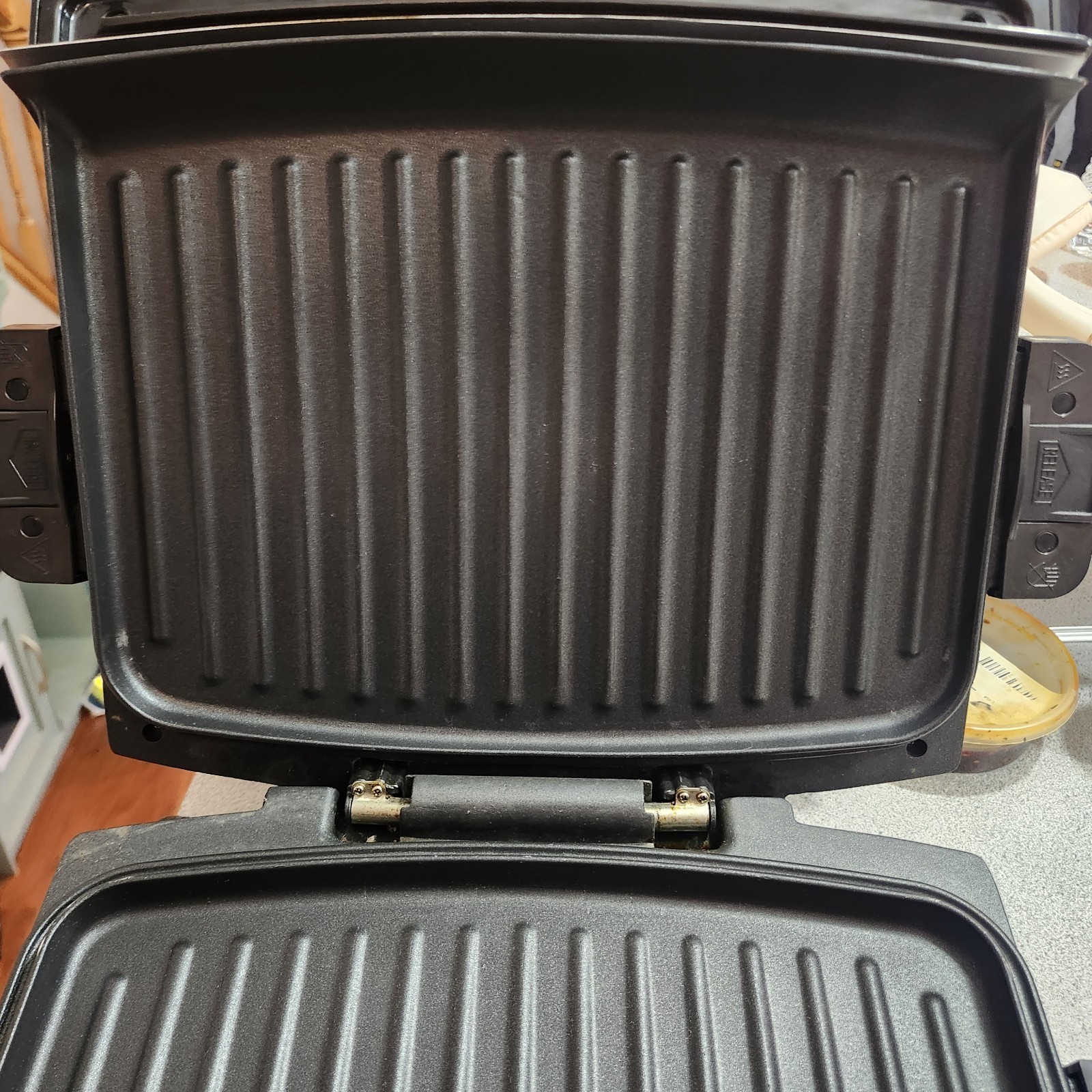 george foreman DIGITAL grill grp99 BLACK GRP99BLK NO TRAY OR BOX
