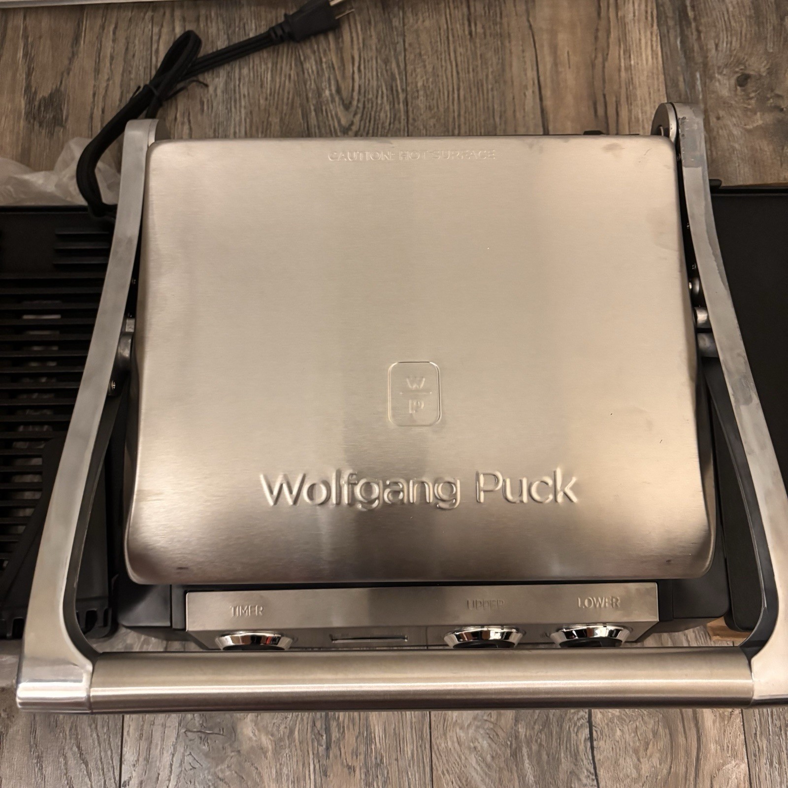 Wolfgang Puck Electric 5-in-1 Grill Griddle Dual Temperature Control BCGL1000 W